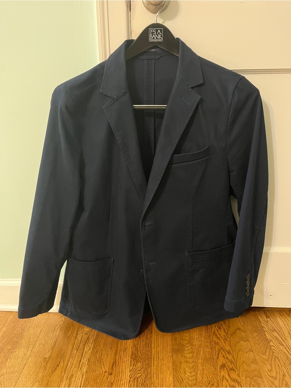 Men's Navy Casual Blazer - Lands End 42S
